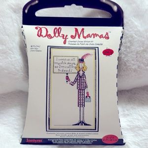 Janlynn Dolly Mamas Counted Cross Stitch Kit #019-0440 Sick Days